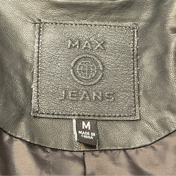 MAX Jeans black textured jacket size medium - Picture 5 of 13